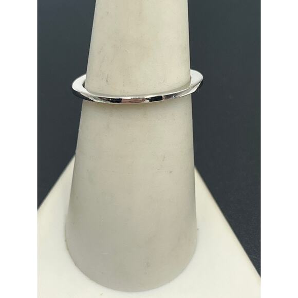 FAS Teardrop Pear Shaped London BlueTopaz Halo CZ sterling Silver Ring sz 7.5 - Picture 9 of 10